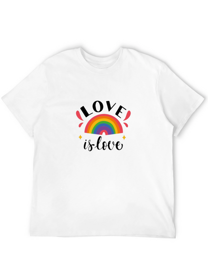 Love Is Love Rainbow Graphic T-Shirt