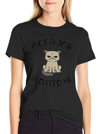 Grumpy Cat T-Shirt - Get A Job