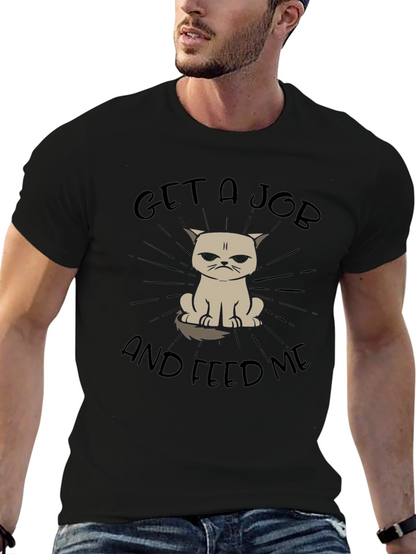 Grumpy Cat T-Shirt - Get A Job