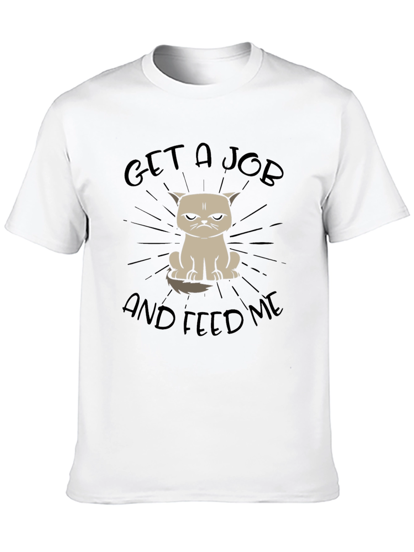 Grumpy Cat T-Shirt - Get A Job
