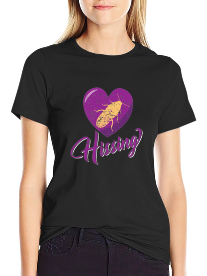 Hissing Cockroach Love T-Shirt - Novelty Bug Lover Tee