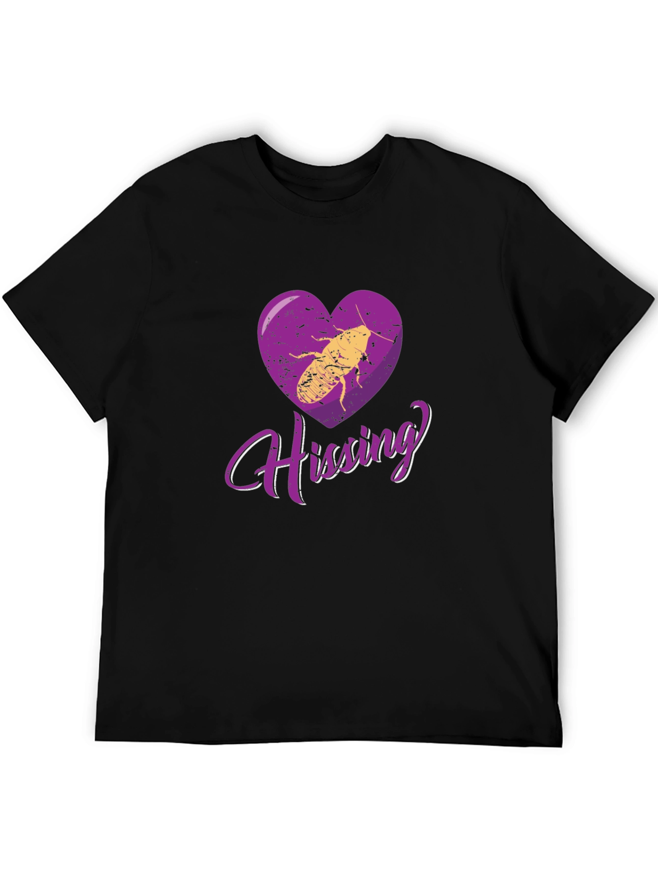 Hissing Cockroach Love T-Shirt - Novelty Bug Lover Tee
