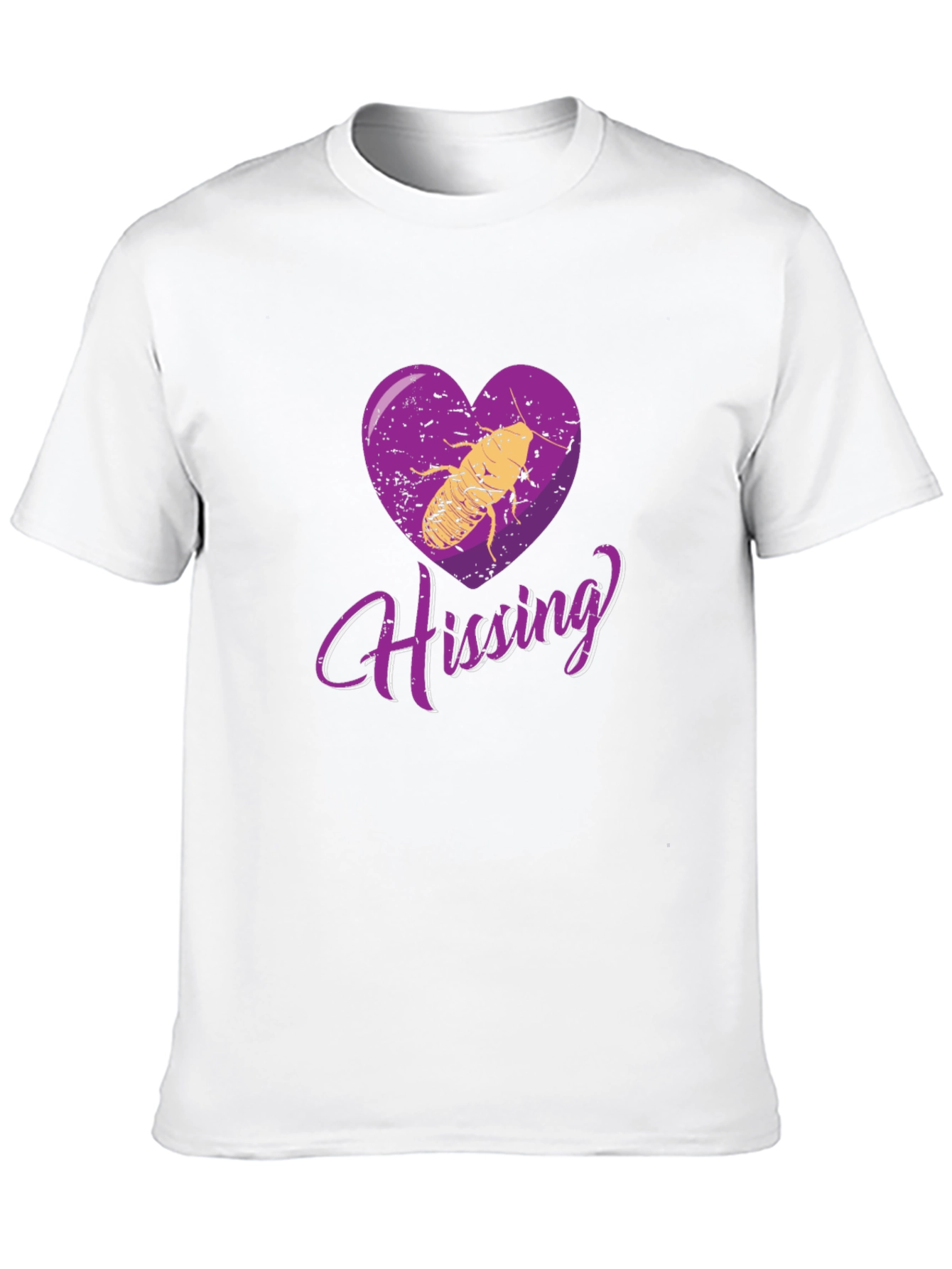 Hissing Cockroach Love T-Shirt - Novelty Bug Lover Tee