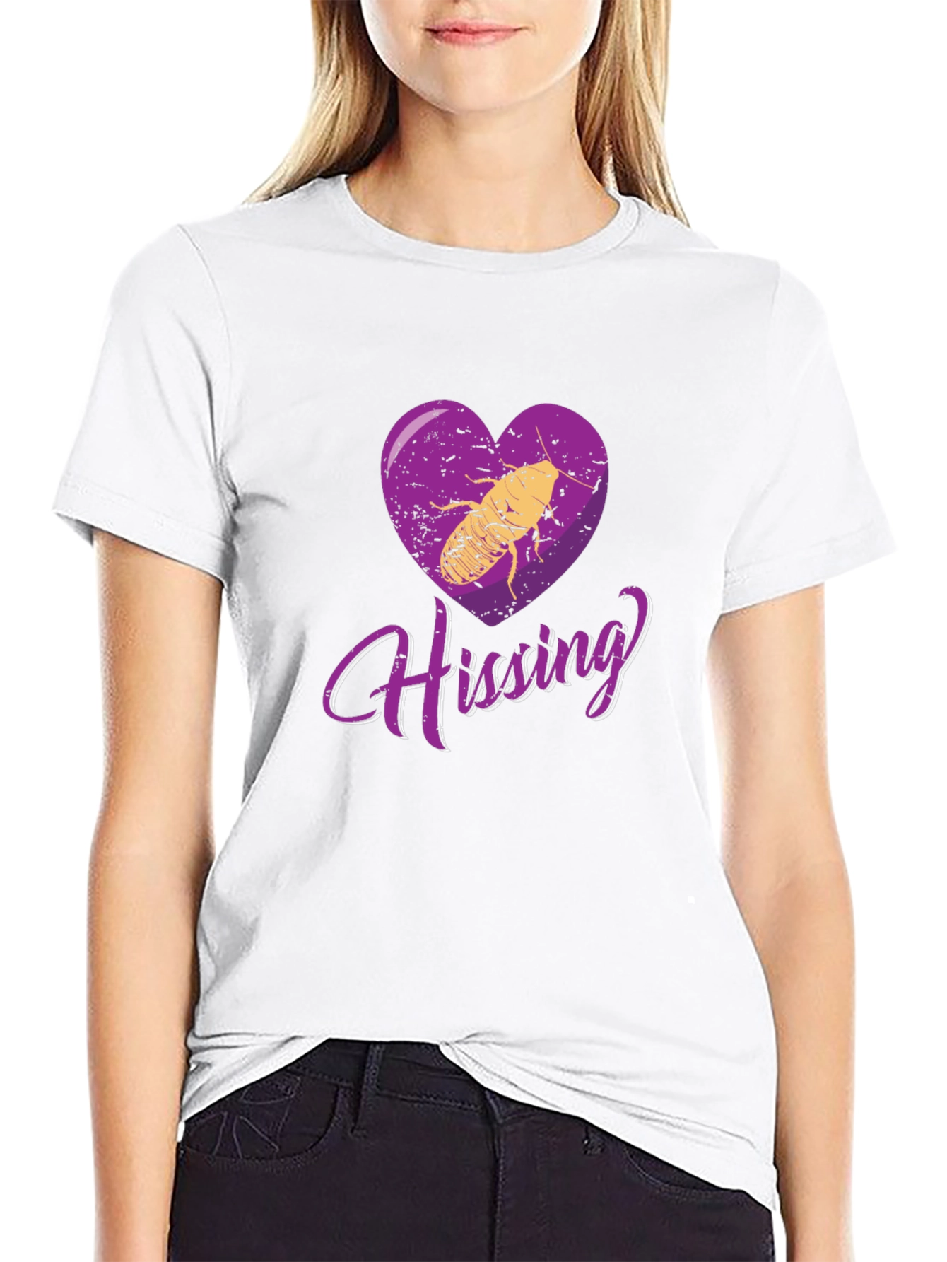 Hissing Cockroach Love T-Shirt - Novelty Bug Lover Tee