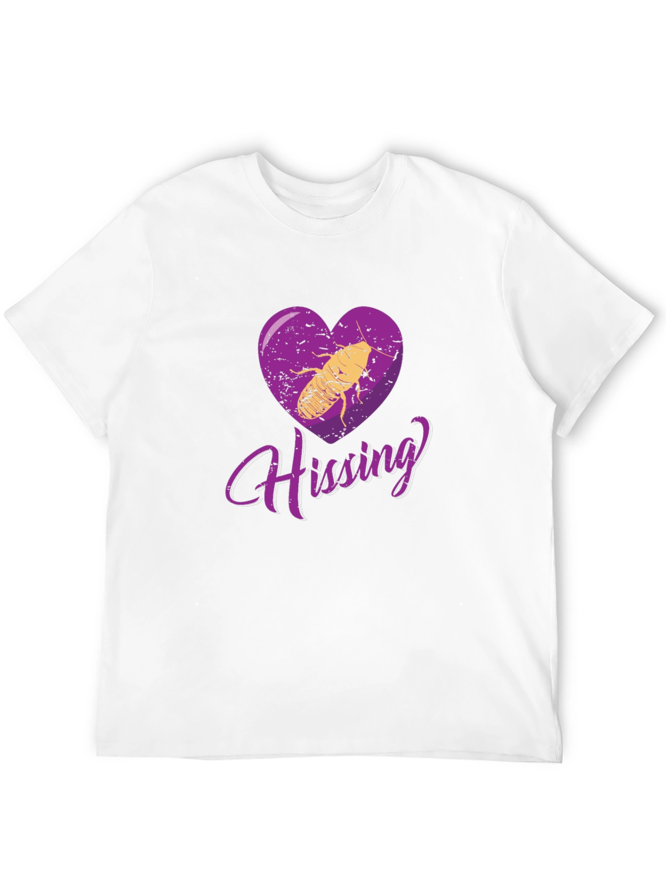 Hissing Cockroach Love T-Shirt - Novelty Bug Lover Tee