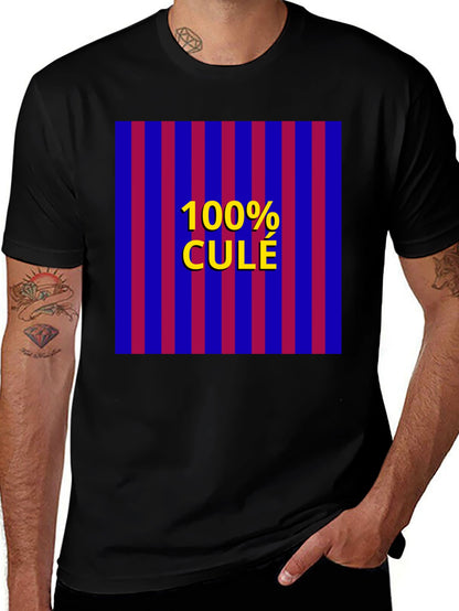 100% Cule T-Shirt - FC Barcelona Fan Pride Tee