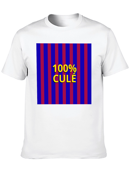100% Cule T-Shirt - FC Barcelona Fan Pride Tee