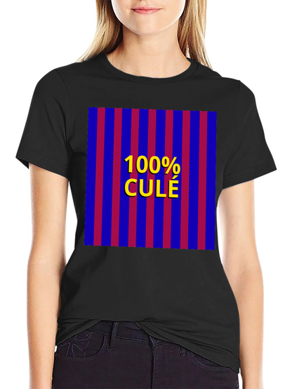 100% Cule T-Shirt - FC Barcelona Fan Pride Tee
