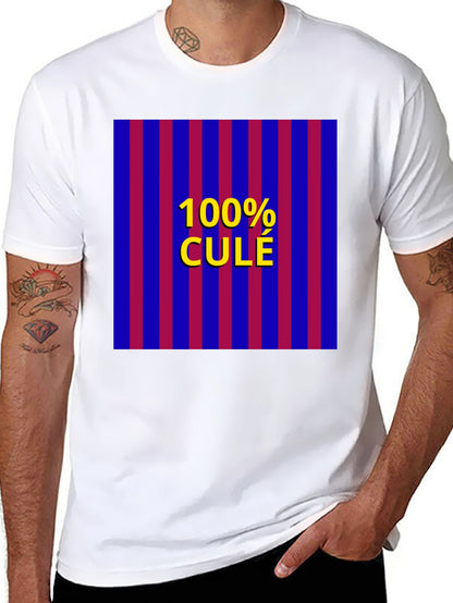 100% Cule T-Shirt - FC Barcelona Fan Pride Tee