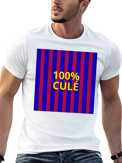 100% Cule T-Shirt - FC Barcelona Fan Pride Tee