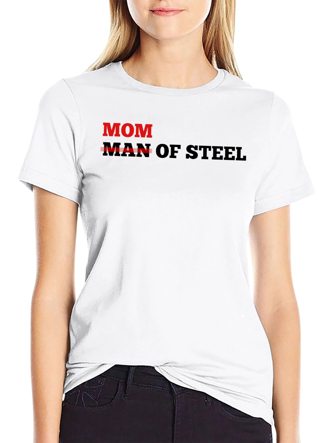 Mom of Steel Graphic T-Shirt