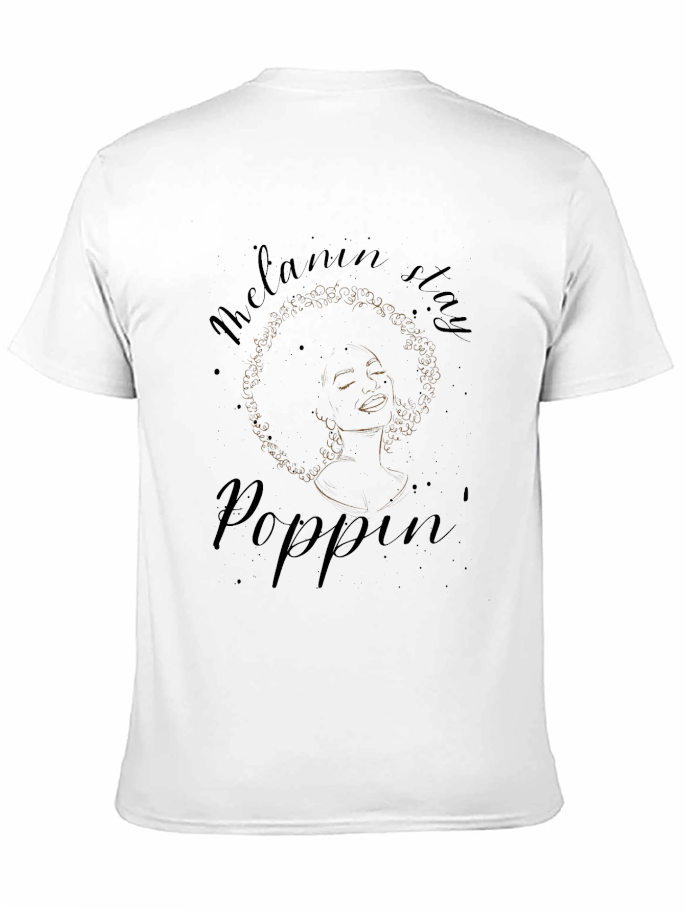 Melanin Stay Poppin Graphic Tee