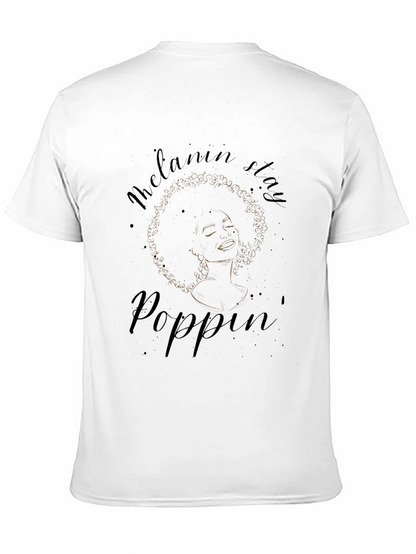 Melanin Stay Poppin Graphic Tee