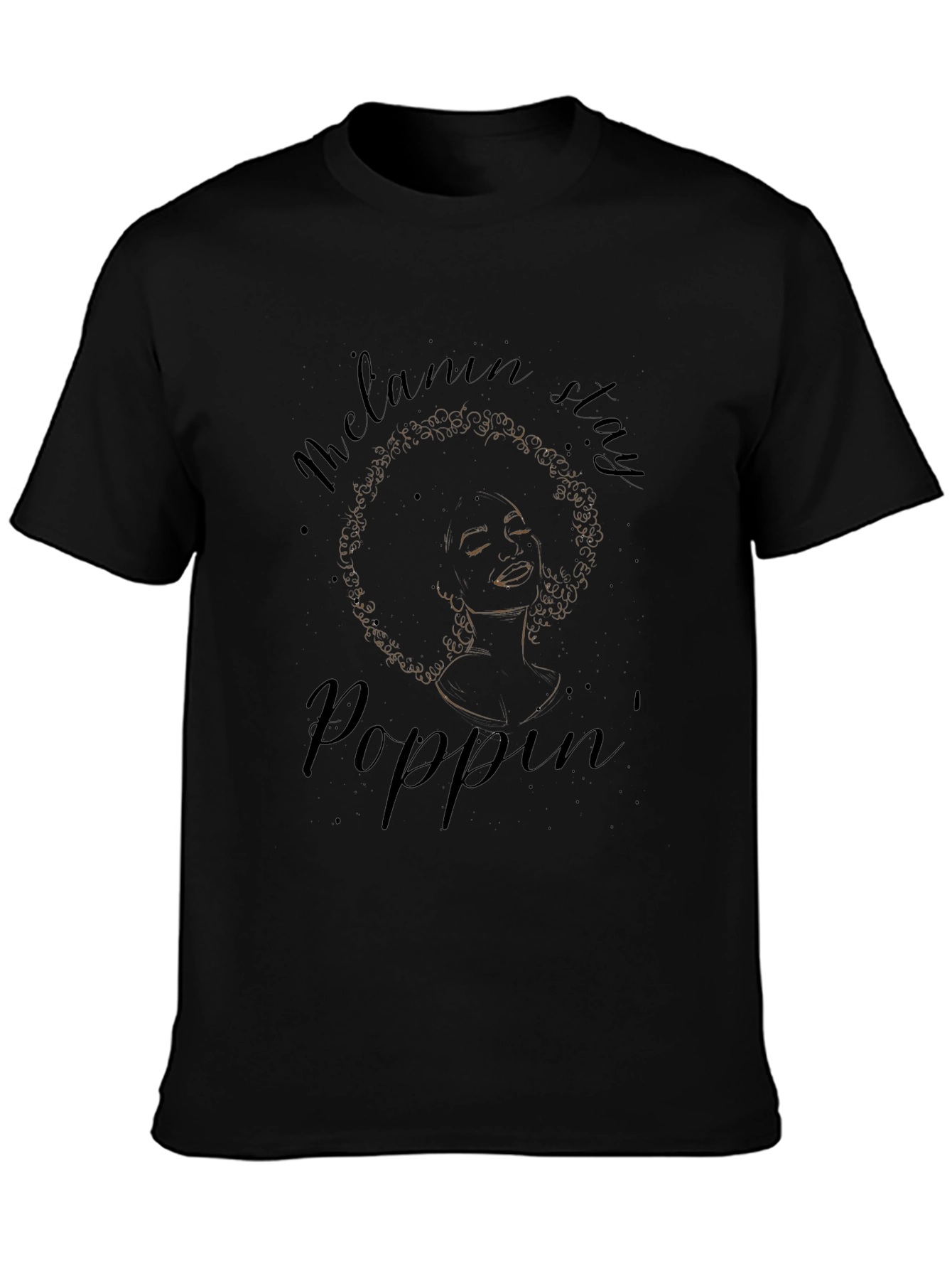 Melanin Stay Poppin Graphic Tee