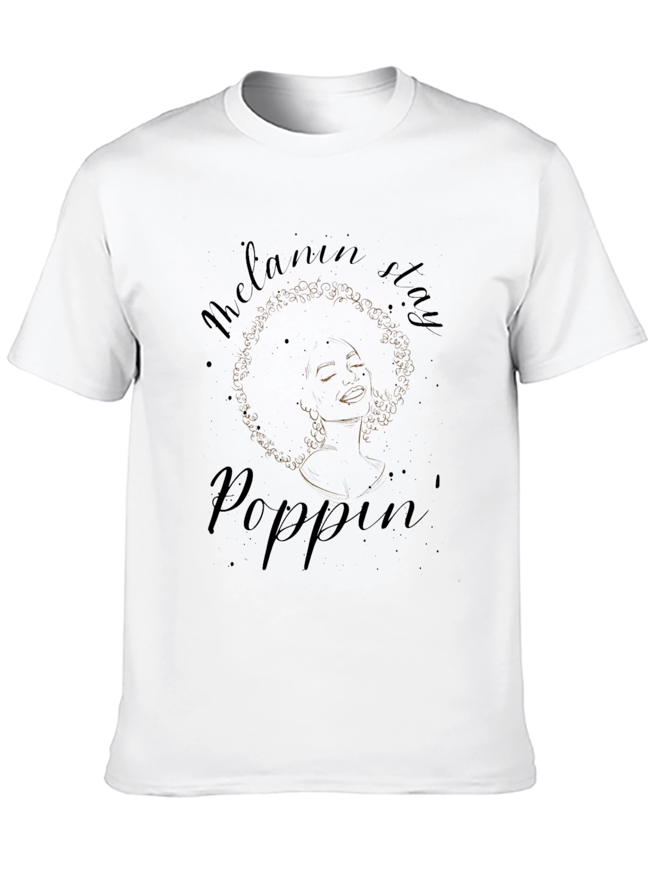 Melanin Stay Poppin Graphic Tee