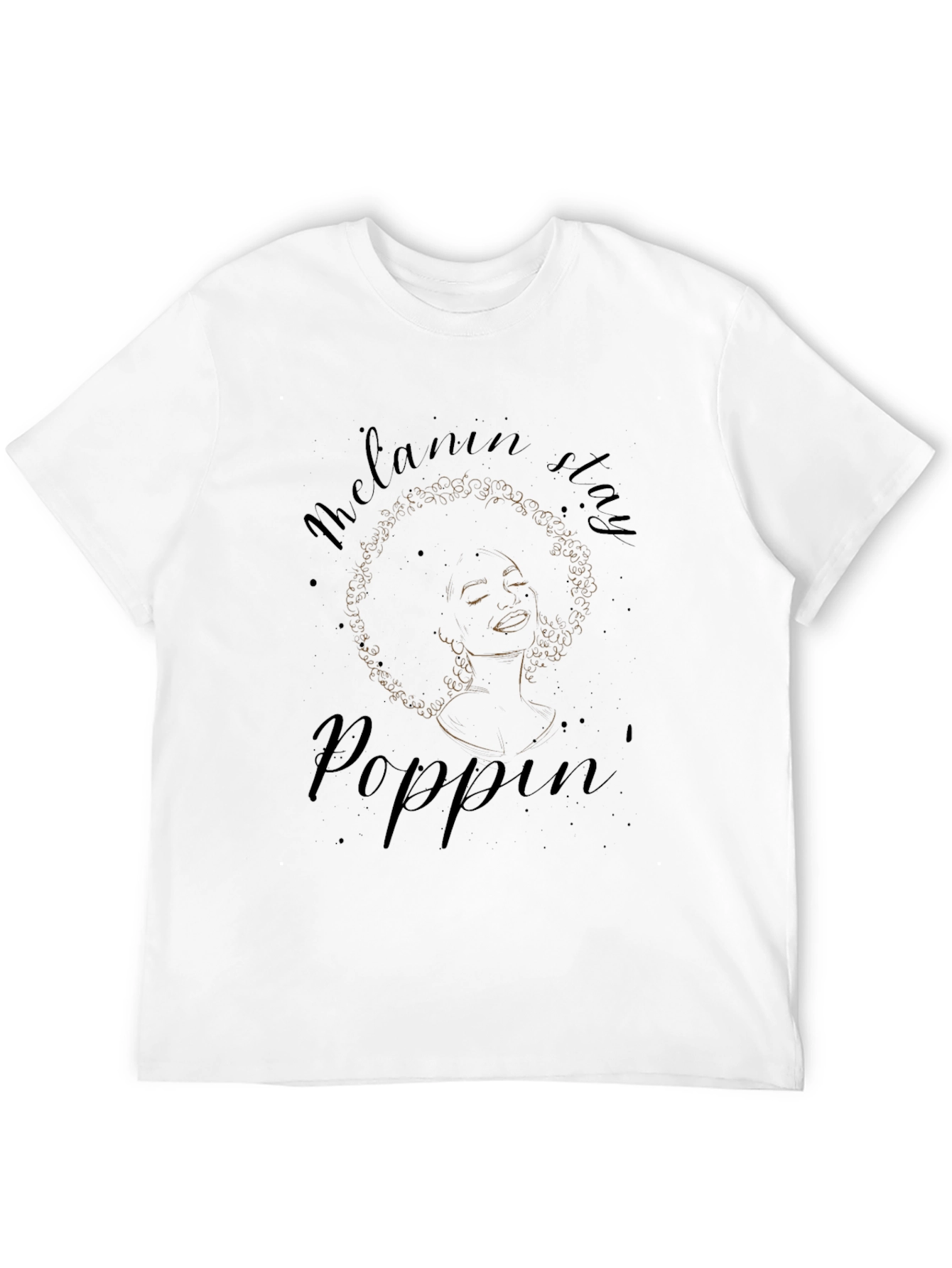 Melanin Stay Poppin Graphic Tee