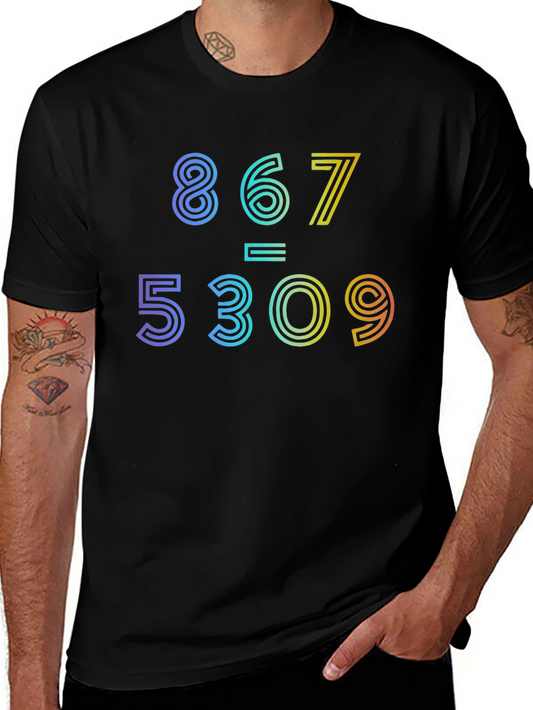 867-5309 Mens Graphic Tee - Jennys Number!