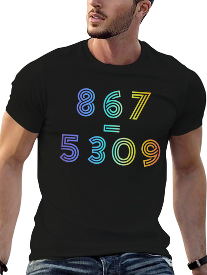 867-5309 Mens Graphic Tee - Jennys Number!