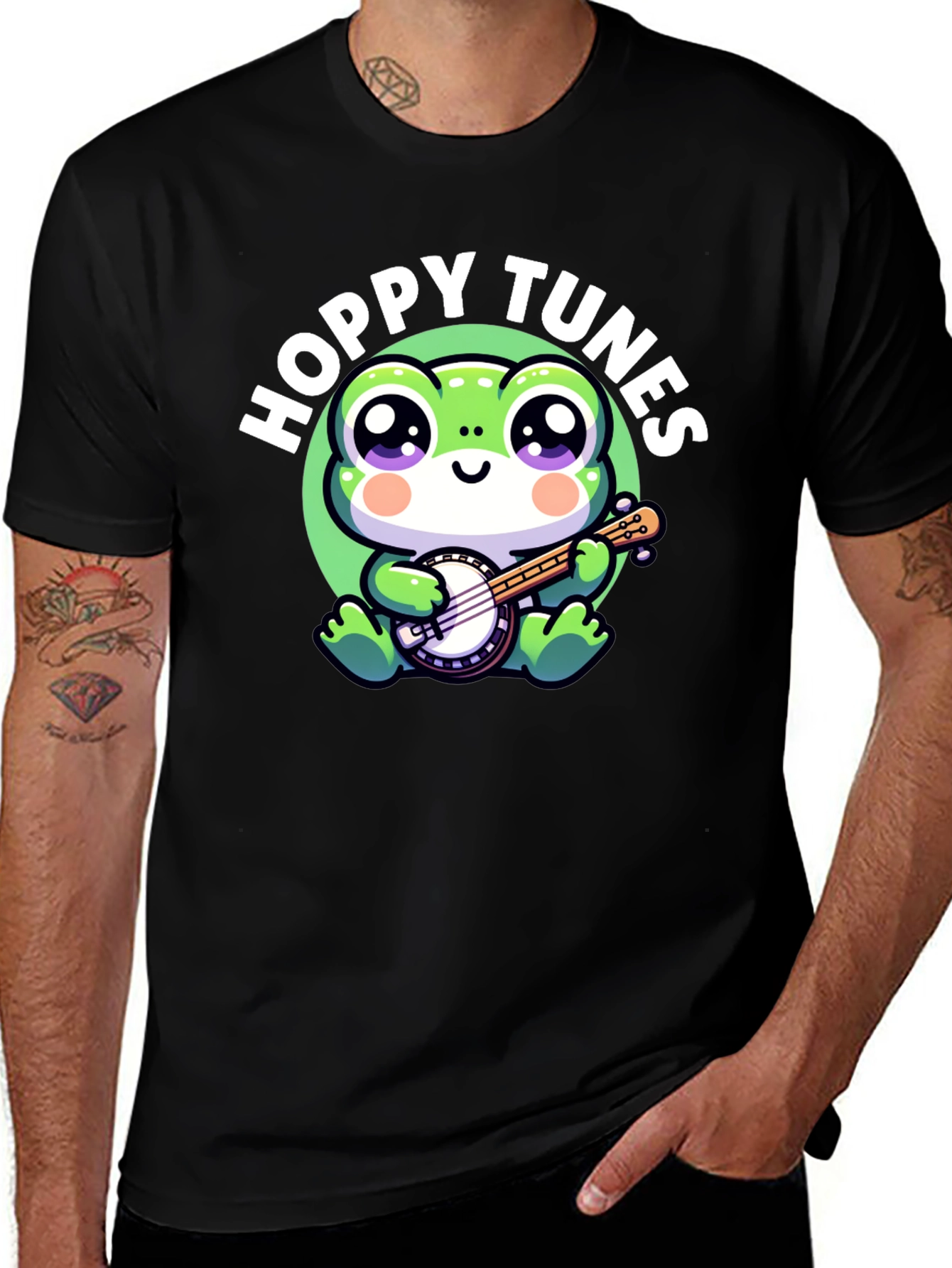 Hoppy Tunes T-Shirt - Frog with Banjo