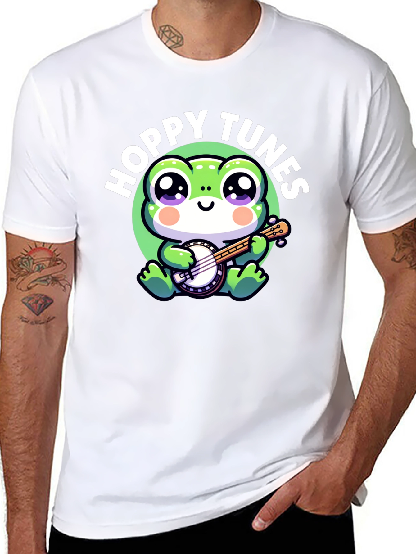 Hoppy Tunes T-Shirt - Frog with Banjo