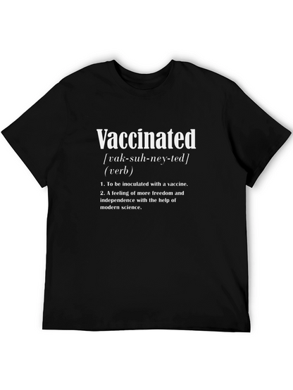 Vaccinated Definition Graphic T-Shirt