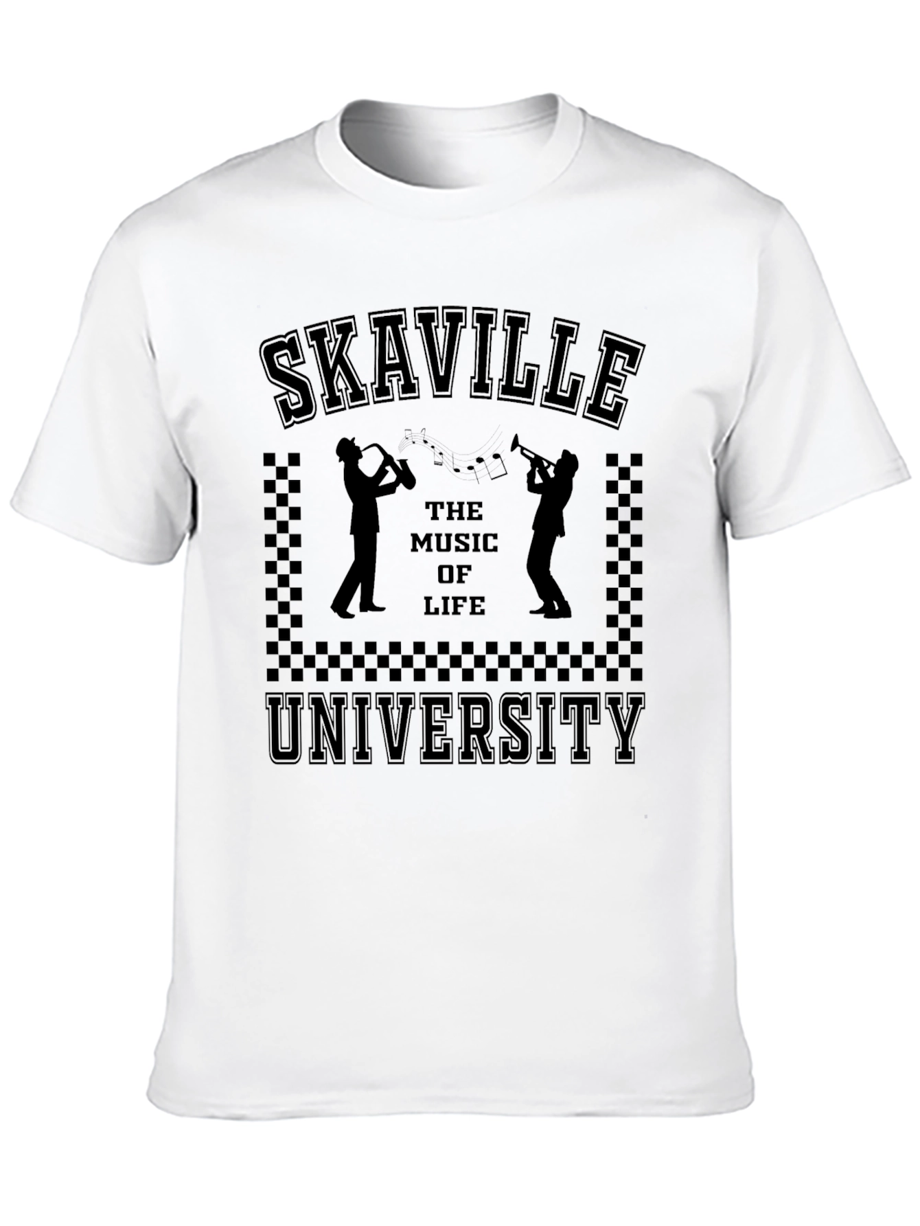 Skaville University Black Graphic Tee