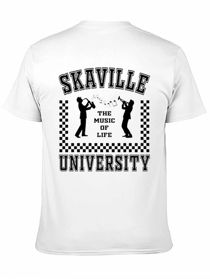Skaville University Black Graphic Tee