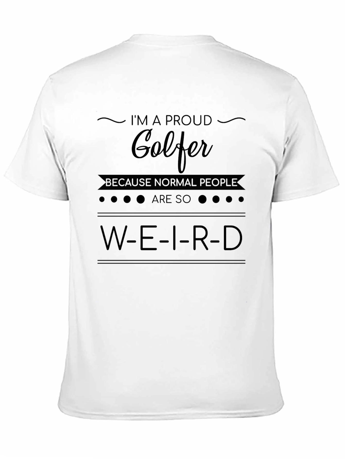 Proud Golfer Graphic T-Shirt - Funny Golf Tee