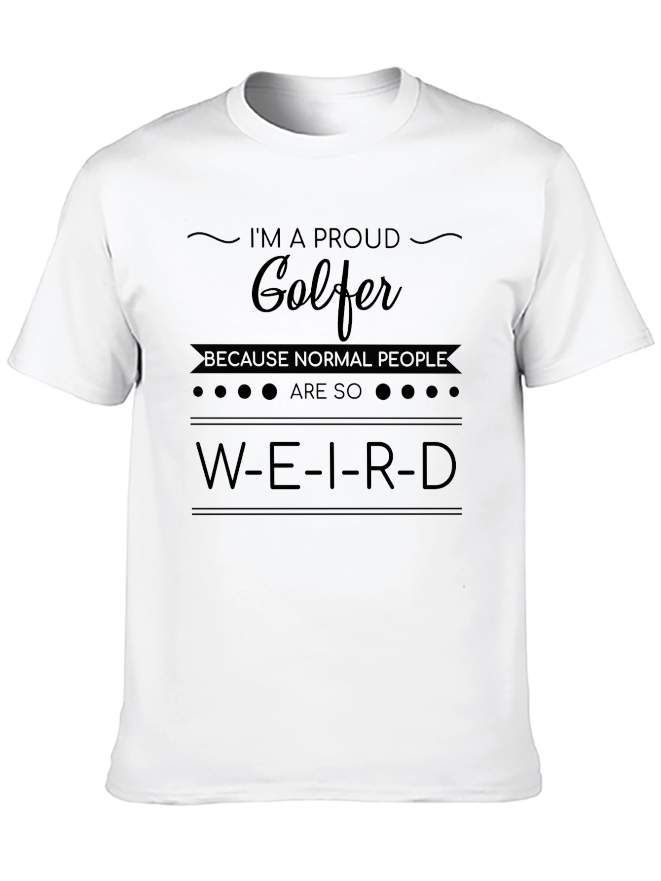 Proud Golfer Graphic T-Shirt - Funny Golf Tee