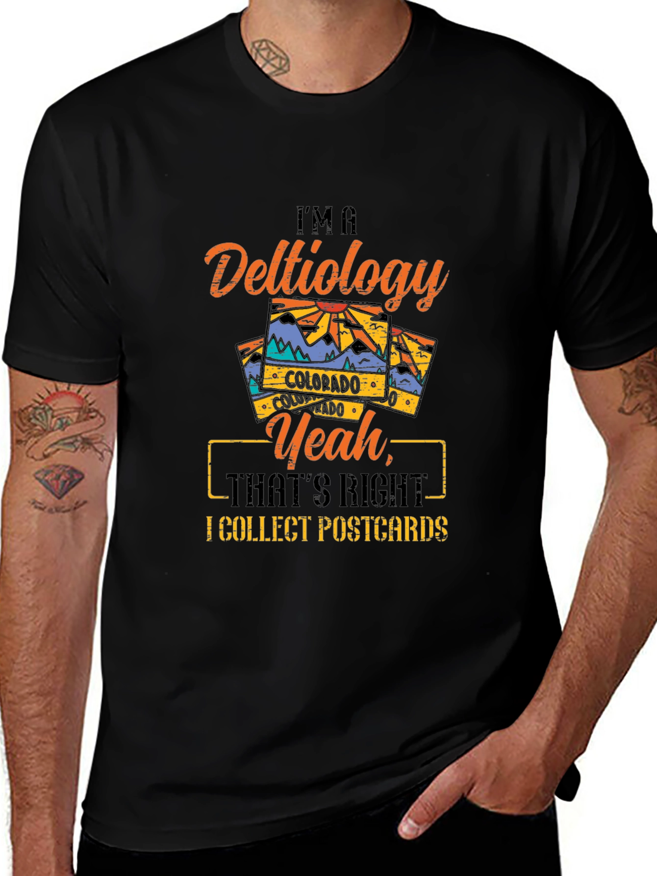 Deltiology Postcard Collector T-Shirt