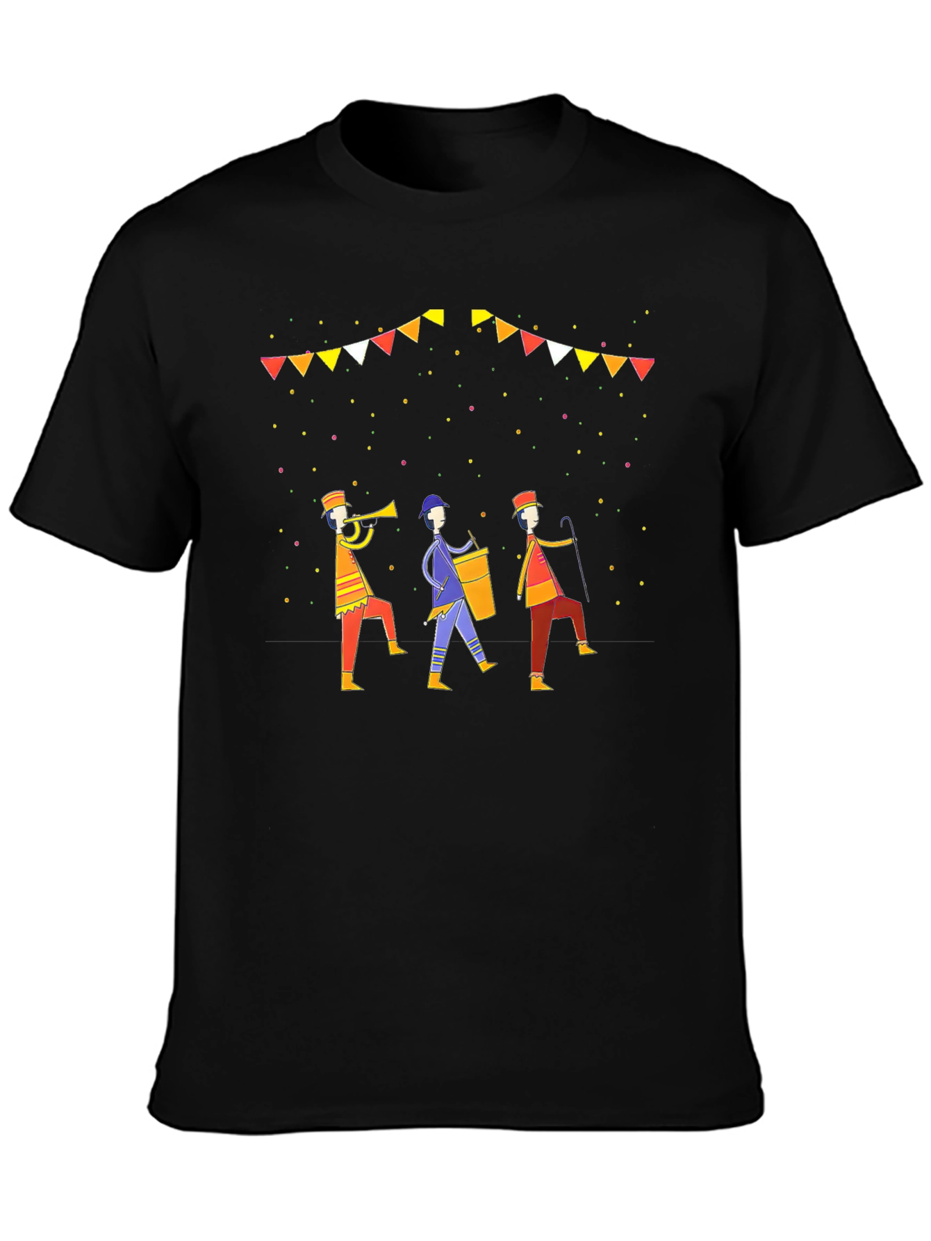Festive Band T-Shirt: Stylish & Unique Design