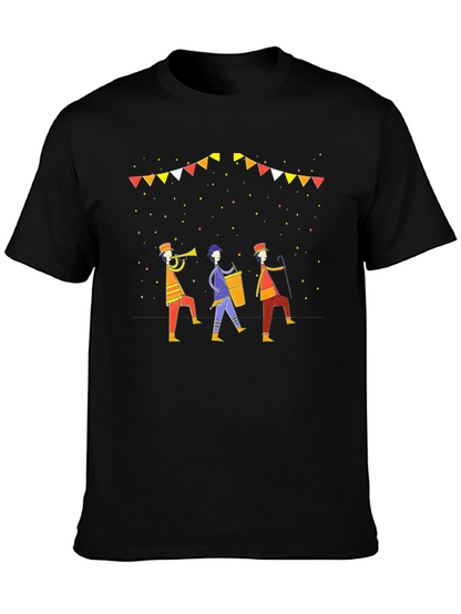 Festive Band T-Shirt: Stylish & Unique Design