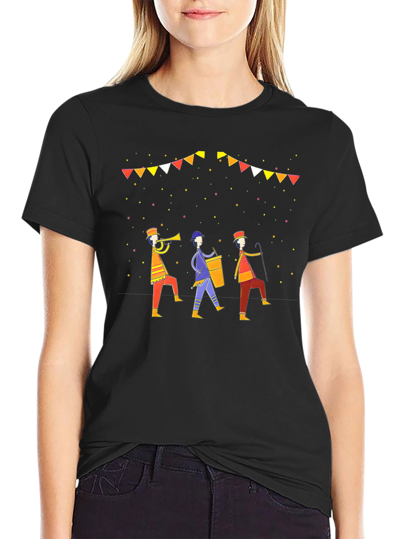 Festive Band T-Shirt: Stylish & Unique Design