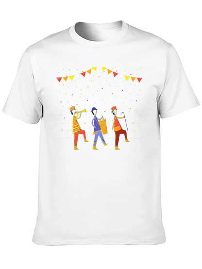 Festive Band T-Shirt: Stylish & Unique Design