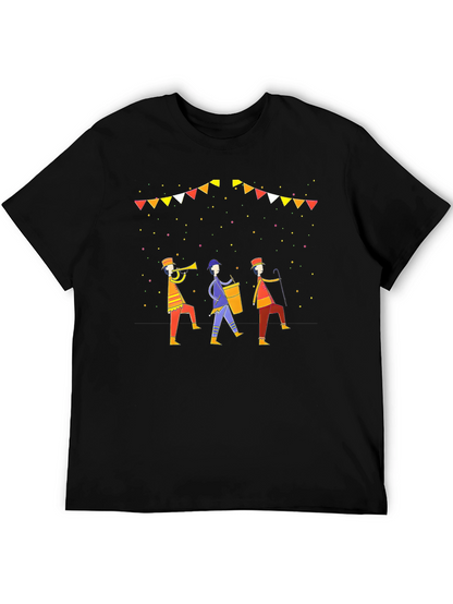 Festive Band T-Shirt: Stylish & Unique Design