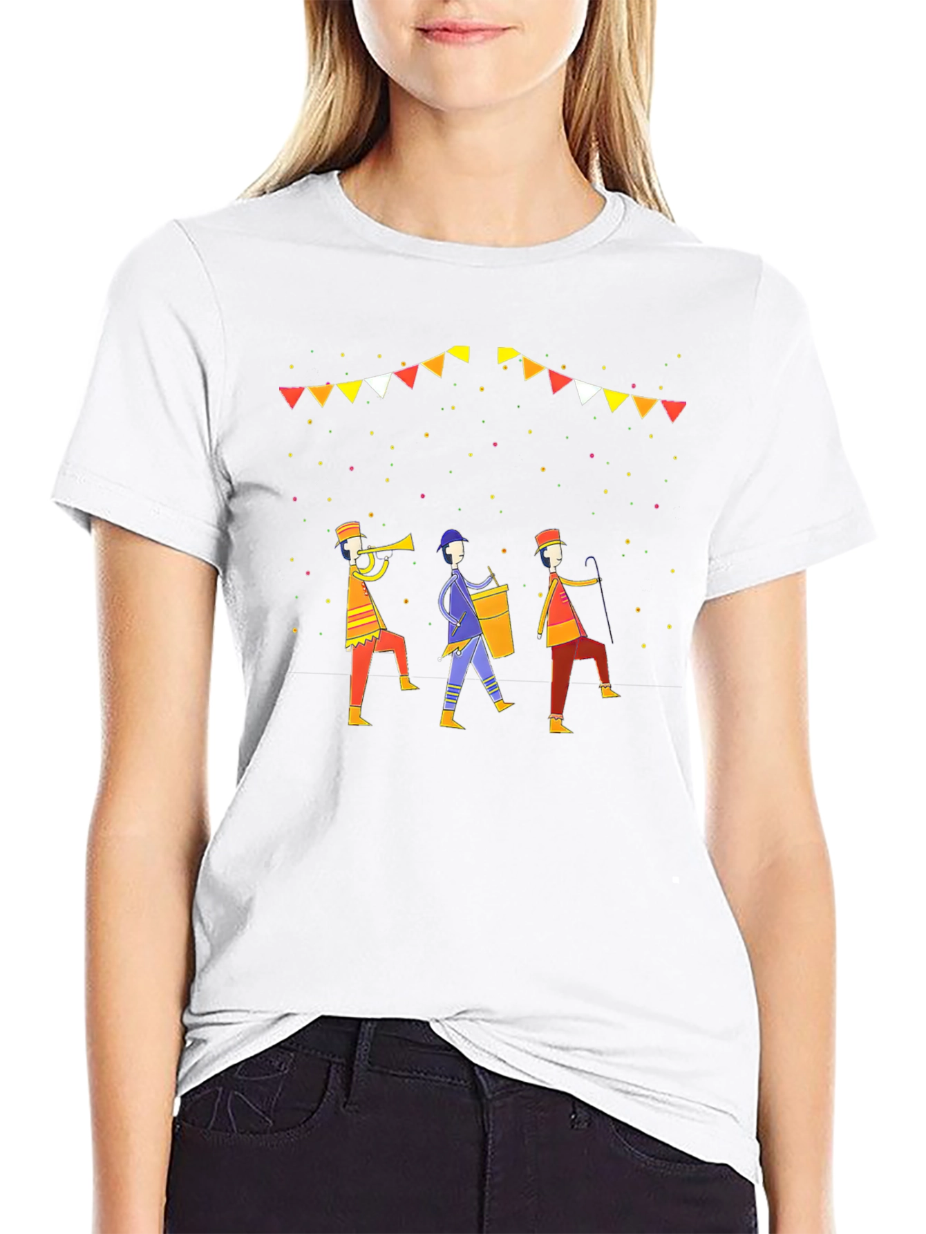 Festive Band T-Shirt: Stylish & Unique Design