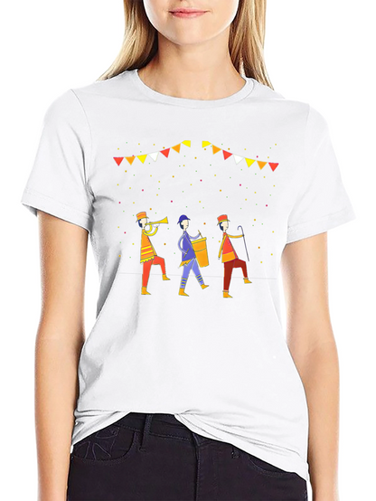 Festive Band T-Shirt: Stylish & Unique Design