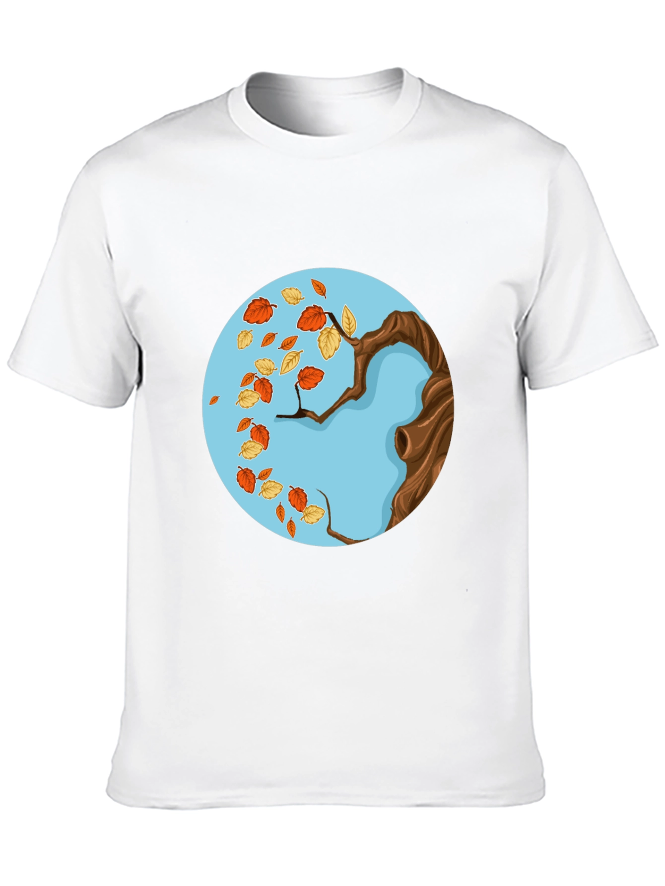 Autumn Tree Graphic Tee - Stylish Fall Design