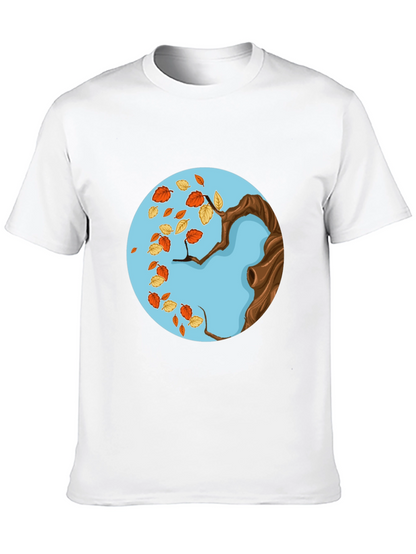 Autumn Tree Graphic Tee - Stylish Fall Design