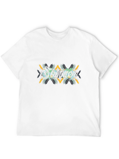 Summer Vibes Graphic Black T-Shirt