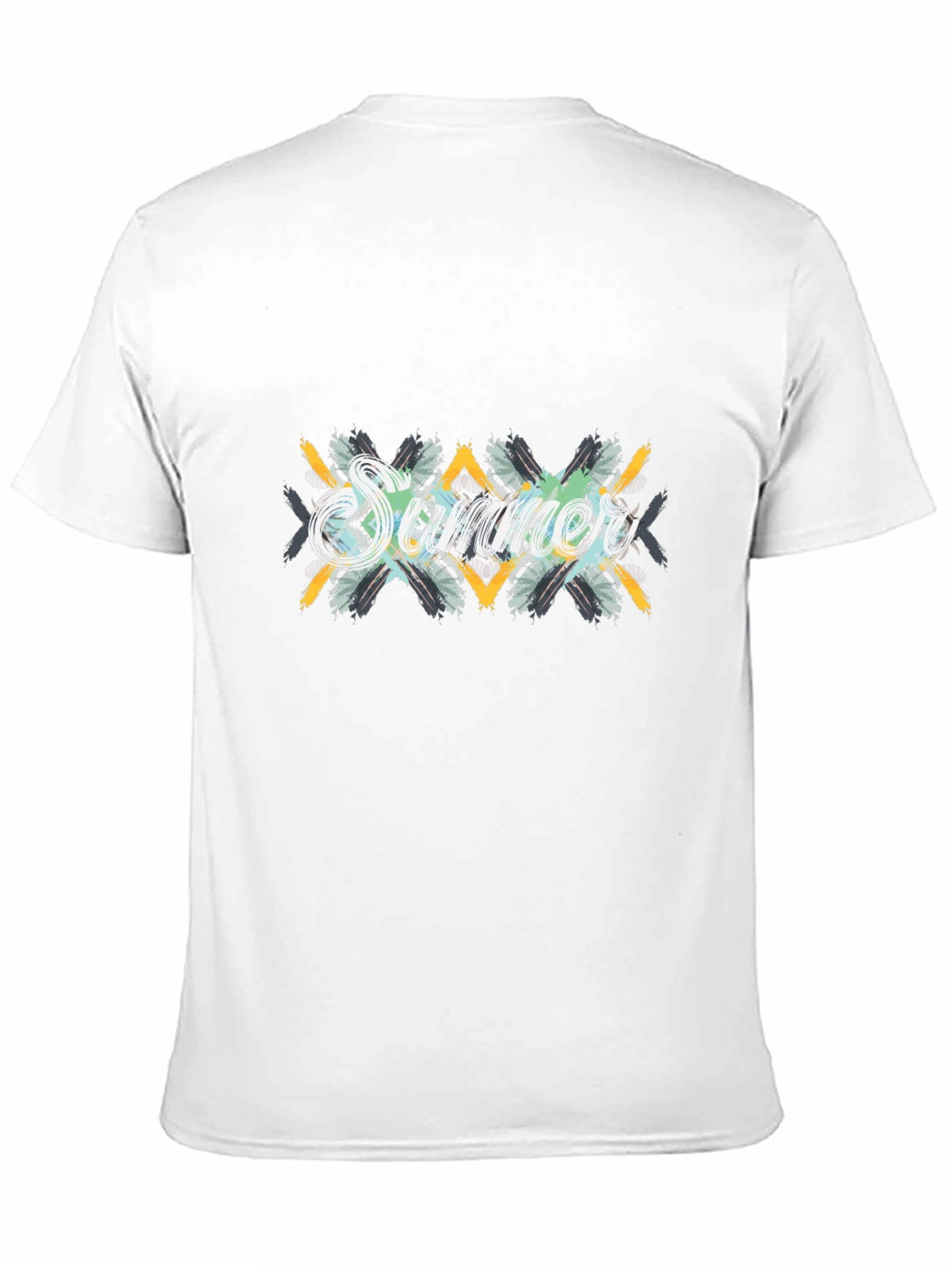 Summer Vibes Graphic Black T-Shirt