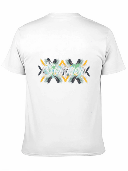 Summer Vibes Graphic Black T-Shirt