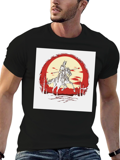 Knight Horseman Black T-Shirt