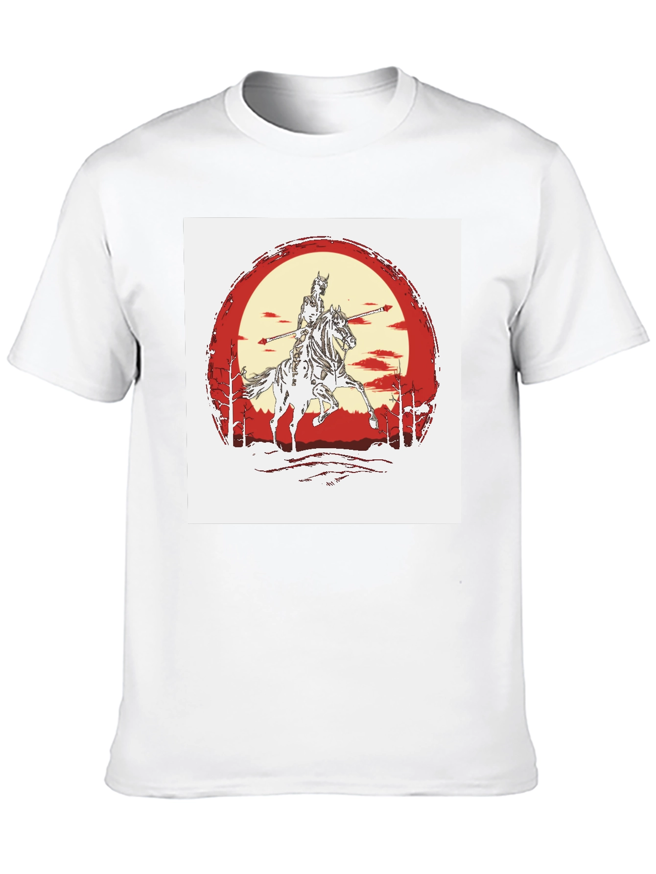 Knight Horseman Black T-Shirt