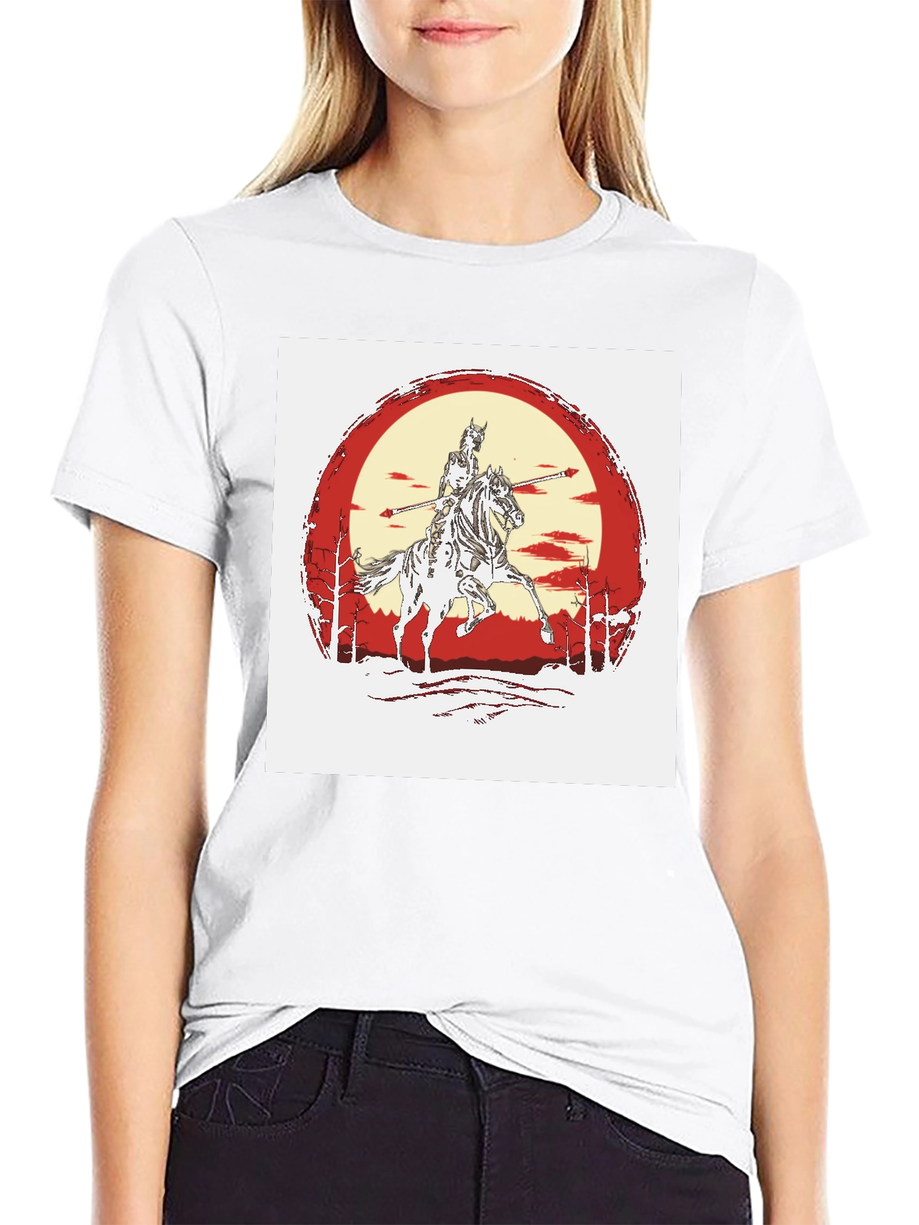 Knight Horseman Black T-Shirt