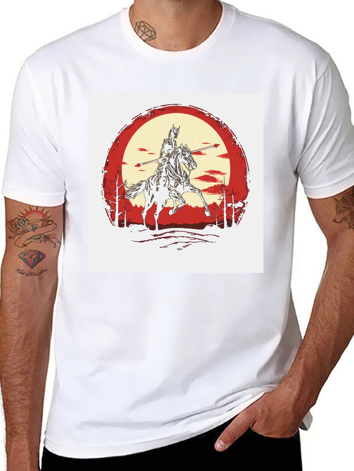 Knight Horseman Black T-Shirt