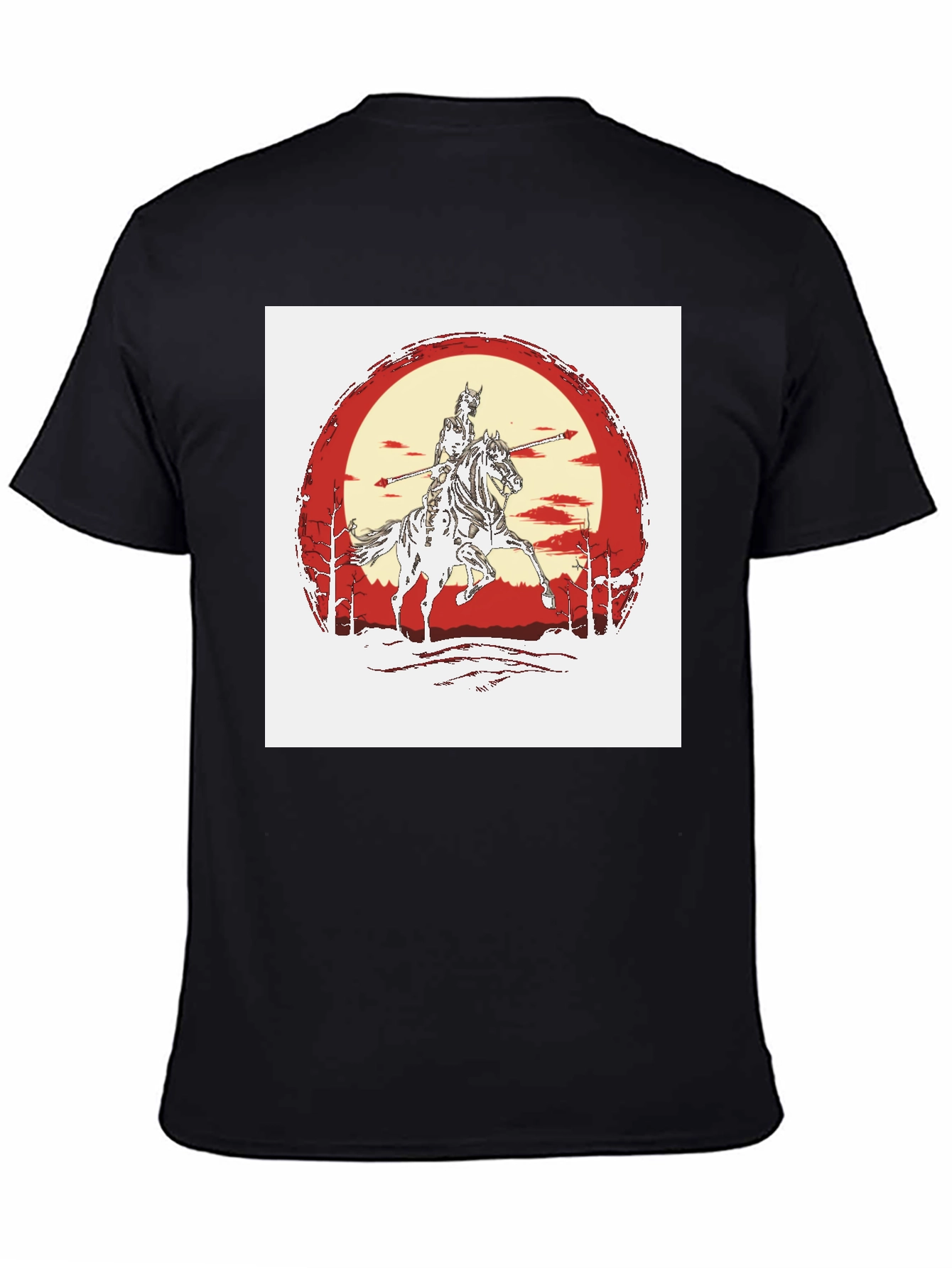 Knight Horseman Black T-Shirt