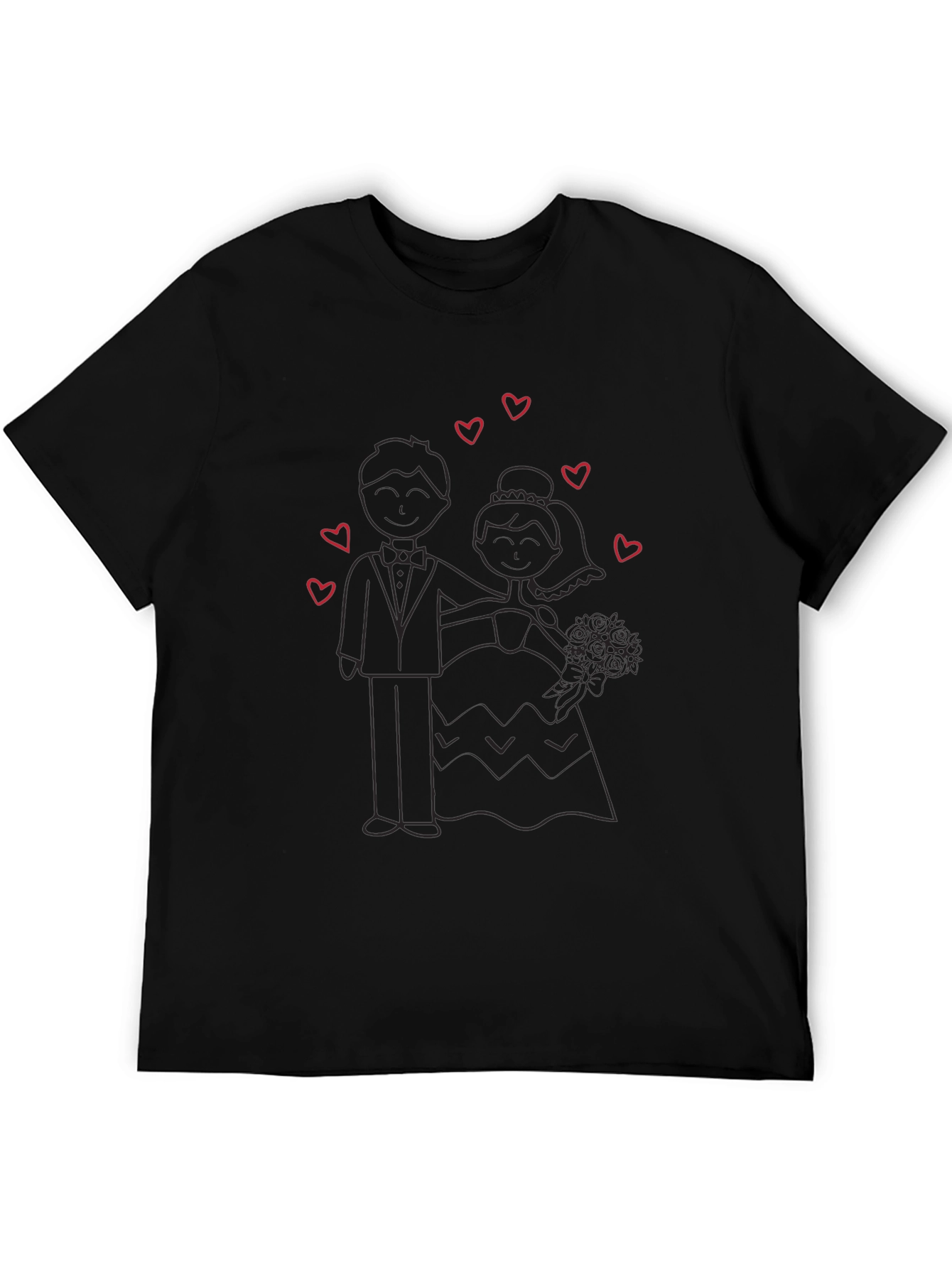 Wedding Day Tee - Bride and Groom Love