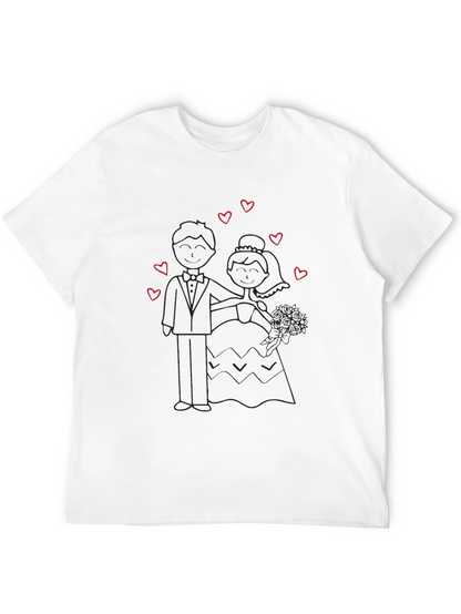Wedding Day Tee - Bride and Groom Love