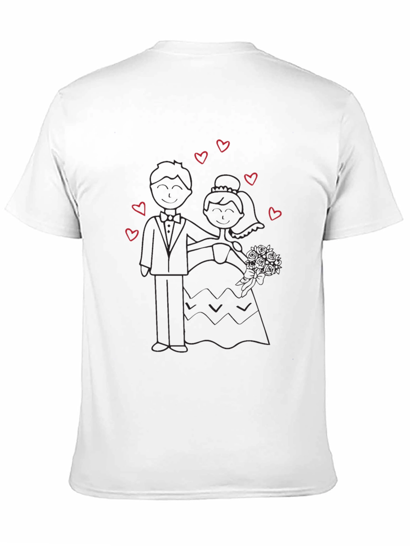 Wedding Day Tee - Bride and Groom Love
